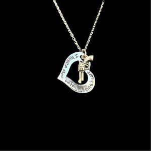 Johnny Cash lyric necklace